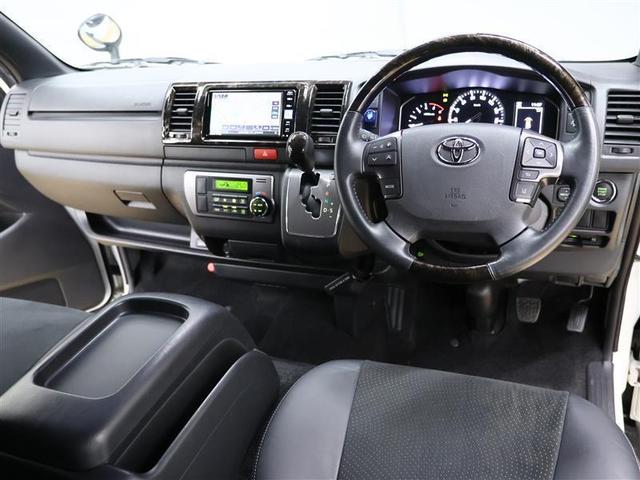 ハイエースバン スーパーＧＬ　ダークプライムＩＩ　フルセグ　メモリーナビ　ＤＶＤ再生　バックカメラ　衝突被害軽減システム　ＰＫＳＢ　ＥＴＣ　ＬＥＤヘッドランプ　ワンオーナー　ディーゼル　クリアランスソナー（6枚目）