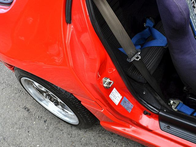 サバンナＲＸ－７ ＧＴ－Ｘ　前後オーバーフェンダー　社外タービン　ＬＩＮＫ　ＥＣＵ　ＬＳＤ　ブリッドシート　ＥＲＣ３００キロメーター　ＨＫＳハイパーＭＡＸ車高調　ＨＫＳ　Ｖマウント　追加メーター　ブーストコントローラー（8枚目）