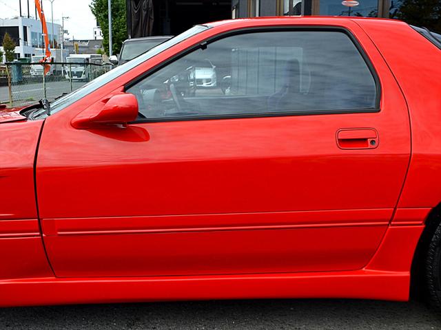 サバンナＲＸ－７ ＧＴ－Ｘ　前後オーバーフェンダー　社外タービン　ＬＩＮＫ　ＥＣＵ　ＬＳＤ　ブリッドシート　ＥＲＣ３００キロメーター　ＨＫＳハイパーＭＡＸ車高調　ＨＫＳ　Ｖマウント　追加メーター　ブーストコントローラー（10枚目）
