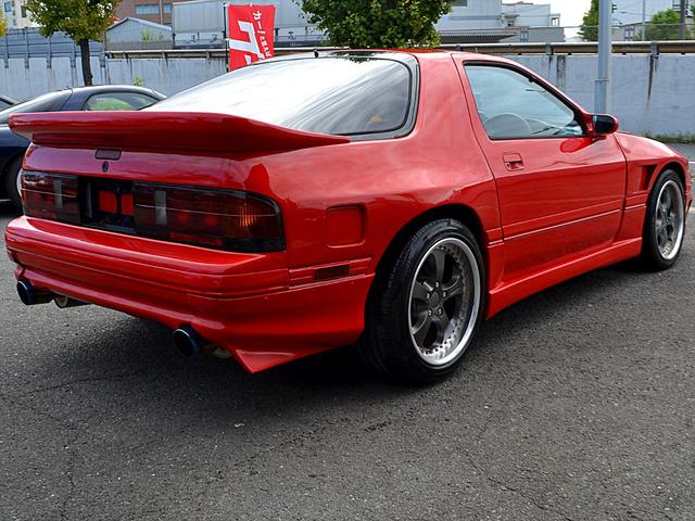 サバンナＲＸ－７ ＧＴ－Ｘ　前後オーバーフェンダー　社外タービン　ＬＩＮＫ　ＥＣＵ　ＬＳＤ　ブリッドシート　ＥＲＣ３００キロメーター　ＨＫＳハイパーＭＡＸ車高調　ＨＫＳ　Ｖマウント　追加メーター　ブーストコントローラー（14枚目）