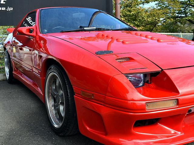 サバンナＲＸ－７ ＧＴ－Ｘ　前後オーバーフェンダー　社外タービン　ＬＩＮＫ　ＥＣＵ　ＬＳＤ　ブリッドシート　ＥＲＣ３００キロメーター　ＨＫＳハイパーＭＡＸ車高調　ＨＫＳ　Ｖマウント　追加メーター　ブーストコントローラー（30枚目）