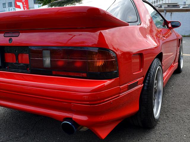 サバンナＲＸ－７ ＧＴ－Ｘ　前後オーバーフェンダー　社外タービン　ＬＩＮＫ　ＥＣＵ　ＬＳＤ　ブリッドシート　ＥＲＣ３００キロメーター　ＨＫＳハイパーＭＡＸ車高調　ＨＫＳ　Ｖマウント　追加メーター　ブーストコントローラー（32枚目）
