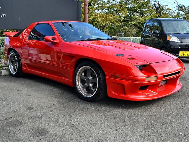 サバンナＲＸ－７ ＧＴ－Ｘ　前後オーバーフェンダー　社外タービン　ＬＩＮＫ　ＥＣＵ　ＬＳＤ　ブリッドシート　ＥＲＣ３００キロメーター　ＨＫＳハイパーＭＡＸ車高調　ＨＫＳ　Ｖマウント　追加メーター　ブーストコントローラー（40枚目）