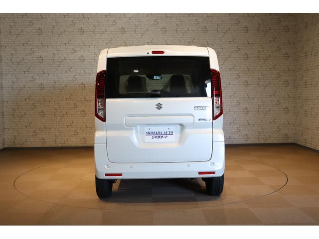 スペーシア ハイブリッドG 両側スライドドア クリアランスソナー レーンアシスト 衝突被害軽減システム LEDヘッドランプ スマートキー アイドリングストップ ベンチシート CVT 盗難防止システム ABS ESC(18枚目)