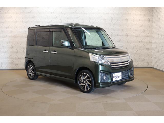 スペーシアカスタム ＸＳ　両側電動スライドドア　ＨＩＤ　スマートキー　アイドリングストップ　シートヒーター　ベンチシート　ＣＶＴ　盗難防止システム　ＡＢＳ　アルミホイール　衝突安全ボディ　エアコン　パワーステアリング（13枚目）