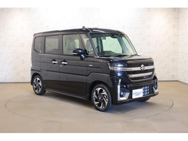 スペーシアカスタム ハイブリッドXS 両側電動スライドドア クリアランスソナー クルーズコントロール 衝突被害軽減システム オートライト LEDヘッドランプ スマートキー アイドリングストップ 電動格納ミラー シートヒーター(13枚目)