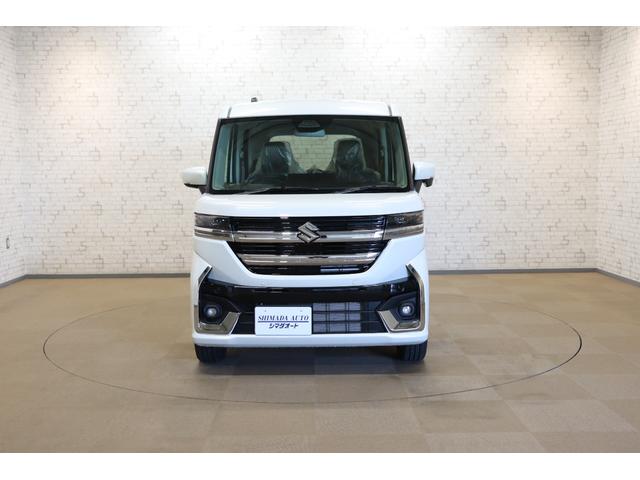 スペーシアカスタム ハイブリッドＸＳ　両側電動スライドドア　クリアランスソナー　クルーズコントロール　レーンアシスト　衝突被害軽減システム　ＬＥＤヘッドランプ　スマートキー　アイドリングストップ　電動格納ミラー　シートヒーター（12枚目）