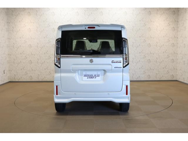 スペーシアカスタム ハイブリッドＸＳ　両側電動スライドドア　クリアランスソナー　クルーズコントロール　レーンアシスト　衝突被害軽減システム　ＬＥＤヘッドランプ　スマートキー　アイドリングストップ　電動格納ミラー　シートヒーター（17枚目）