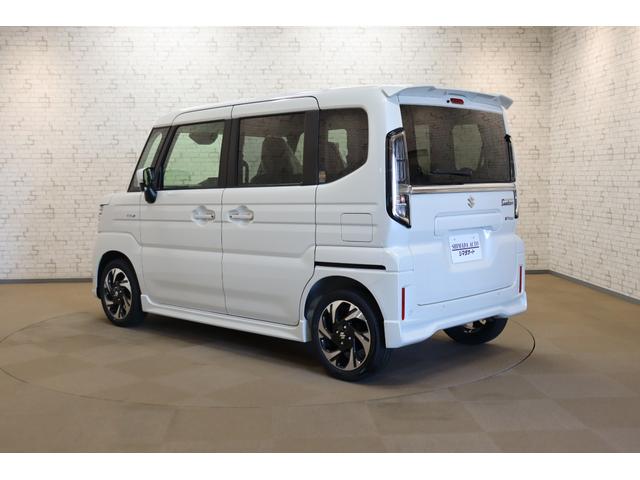 スペーシアカスタム ハイブリッドＸＳ　両側電動スライドドア　クリアランスソナー　クルーズコントロール　レーンアシスト　衝突被害軽減システム　ＬＥＤヘッドランプ　スマートキー　アイドリングストップ　電動格納ミラー　シートヒーター（18枚目）