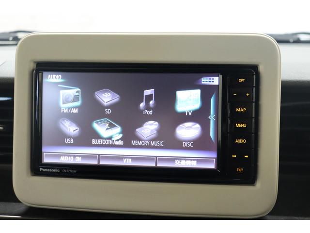 アルトラパン モード　ドライブレコーダー　全周囲カメラ　ナビ　ＴＶ　クリアランスソナー　レーンアシスト　衝突被害軽減システム　ＨＩＤ　スマートキー　アイドリングストップ　シートヒーター　ベンチシート　ＣＶＴ（5枚目）