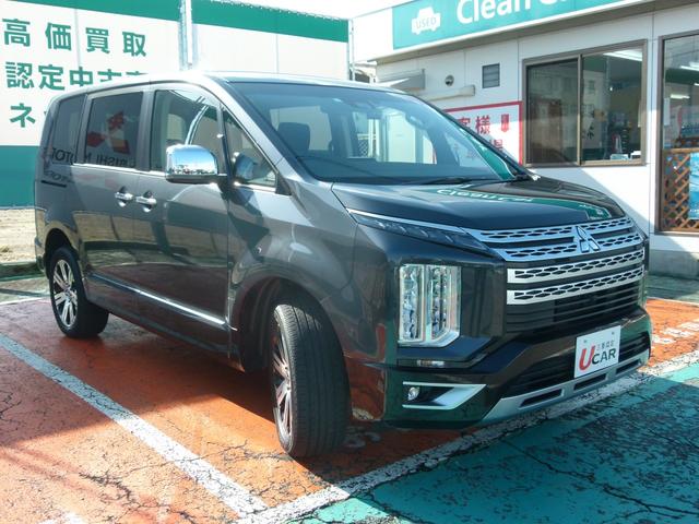 デリカD:5 P ディーゼルターボ4WD 7人乗 純正10.1型ナビ 全方位カメラ ETC 前後ドラレコ 両側電動スライドドア 後側方検知警報 衝突軽減ブレーキ 前誤発進抑制 シートヒーター 禁煙 ワンオーナー(3枚目)