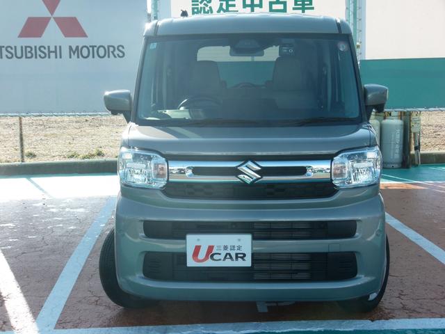 スペーシア ハイブリッドＸ　セーフティーＰＫＧ　全方位モニター　純正スマホ連携メモリーナビ　前後ドラレコ　両側電動スライドドア　衝突軽減ブレーキ　前後誤発進抑制　シートヒーター　ワンオーナー（2枚目）