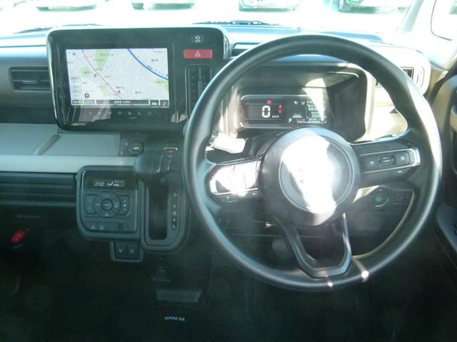 スペーシア ハイブリッドＸ　セーフティーＰＫＧ　全方位モニター　純正スマホ連携メモリーナビ　前後ドラレコ　両側電動スライドドア　衝突軽減ブレーキ　前後誤発進抑制　シートヒーター　ワンオーナー（11枚目）