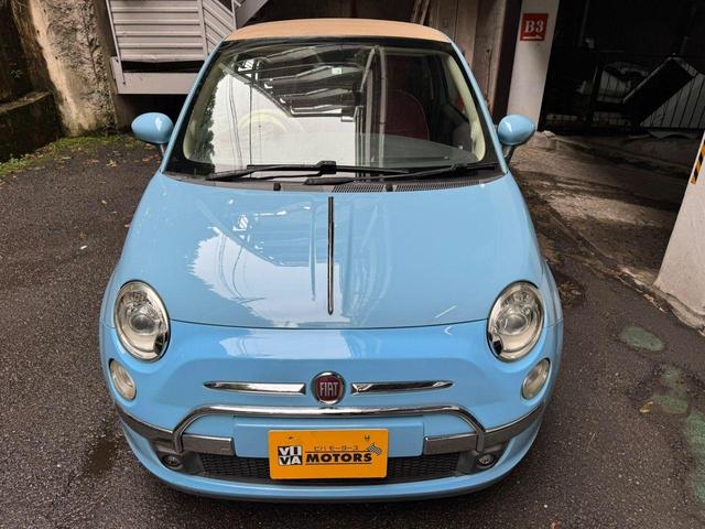 ５００Ｃ 　限定車Ｖｏｌａｒｅ　アイボリーソフトトップ（3枚目）