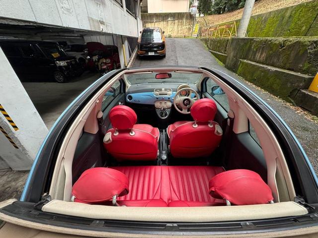 ５００Ｃ 　限定車Ｖｏｌａｒｅ　アイボリーソフトトップ（41枚目）