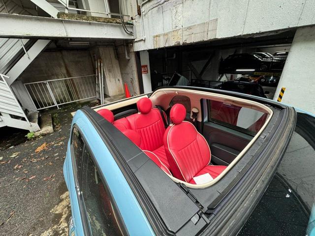 ５００Ｃ 　限定車Ｖｏｌａｒｅ　アイボリーソフトトップ（42枚目）