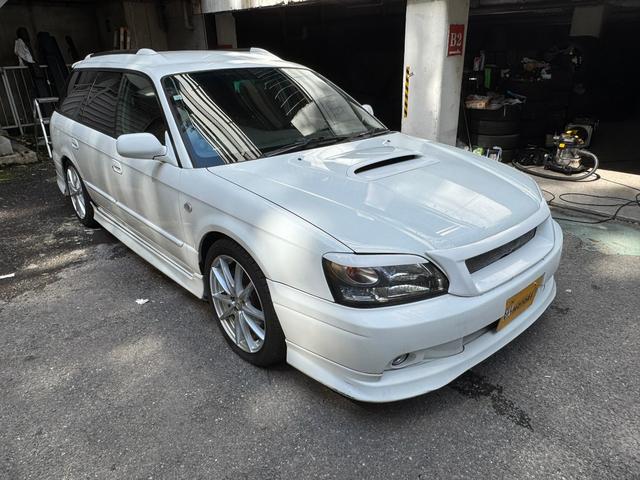レガシィツーリングワゴン ＧＴ－Ｂリミテッド　カロッツェリアオーディオＤＥＨ－Ｐ９１９　ＴＲＵＳＴ　ＧＲｅｄｄｙブースト計／油圧計　アルパインツイーター　ビルシュタインショックアブソーバー　運転席レカロシートｍｏｍｏステアリング４ポッドキャリパー（7枚目）