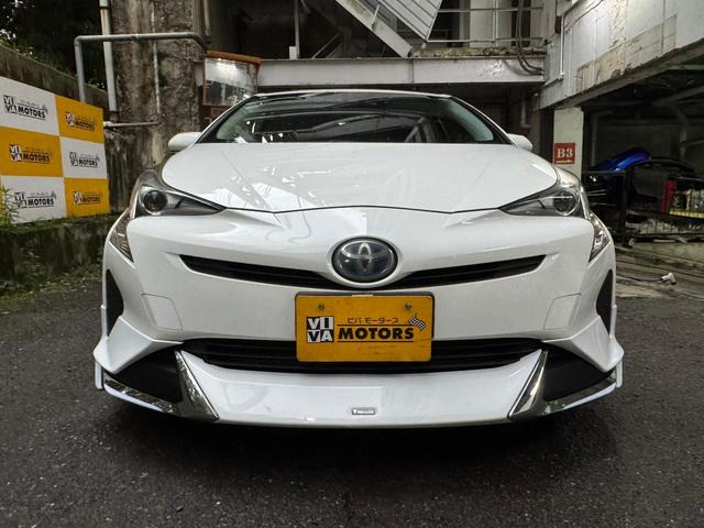 プリウス S モデリスタフロントスポイラー モデリスタサイドスカート WORK SCHWERT19インチアルミ 地デジディーラーナビNSZT-W66T ナビ連動ドラレコDRT-H66A バックモニター スペアタイヤ(3枚目)