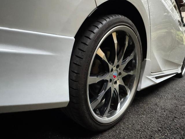 プリウス S モデリスタフロントスポイラー モデリスタサイドスカート WORK SCHWERT19インチアルミ 地デジディーラーナビNSZT-W66T ナビ連動ドラレコDRT-H66A バックモニター スペアタイヤ(19枚目)