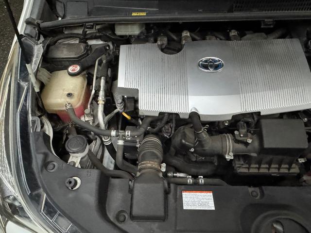 プリウス S モデリスタフロントスポイラー モデリスタサイドスカート WORK SCHWERT19インチアルミ 地デジディーラーナビNSZT-W66T ナビ連動ドラレコDRT-H66A バックモニター スペアタイヤ(58枚目)