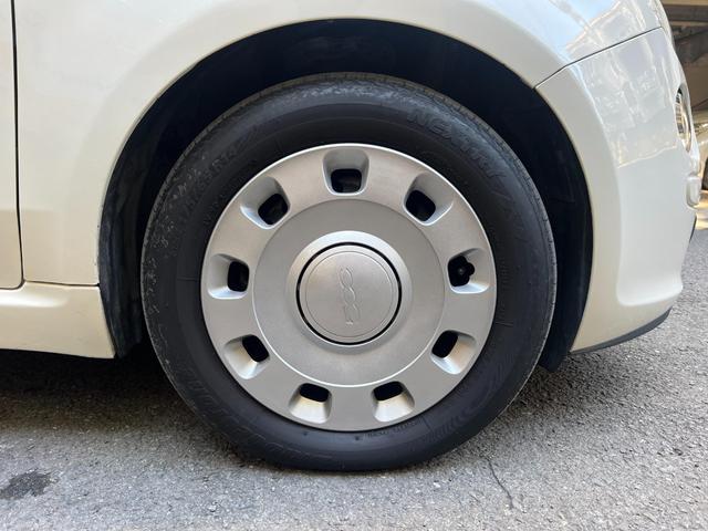 500 ツインエア ポップ 2025年11月クラッチ交換済 ツインエア ターボ デュアロジック 地デジナビ ETC キーレス×1本 スペアキー×1本 スペアタイヤ(9枚目)