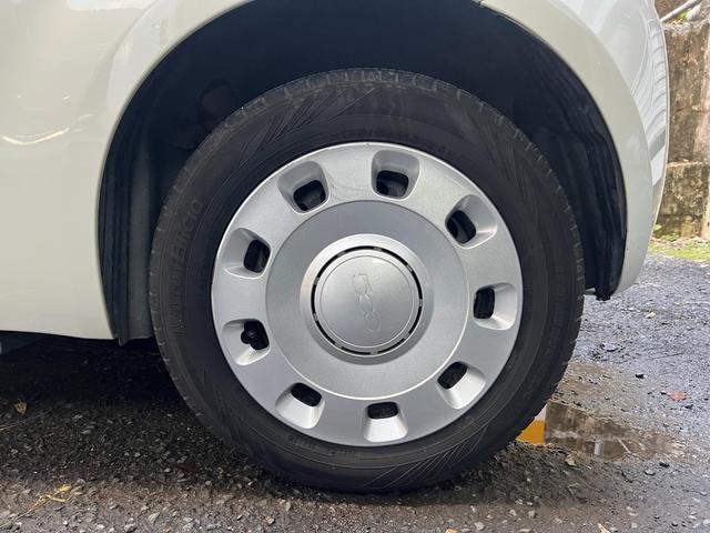 500 ツインエア ポップ 2025年11月クラッチ交換済 ツインエア ターボ デュアロジック 地デジナビ ETC キーレス×1本 スペアキー×1本 スペアタイヤ(13枚目)