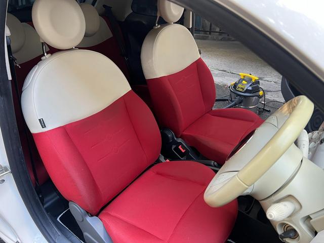 500 ツインエア ポップ 2025年11月クラッチ交換済 ツインエア ターボ デュアロジック 地デジナビ ETC キーレス×1本 スペアキー×1本 スペアタイヤ(33枚目)