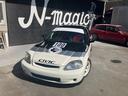 シビック タイプR レースベース 出光カラー☆レースベース☆希少くるくるハンドル☆ゼロファイター車高調☆ゼロファイターセンター出しストレートマフラー☆社外LSD☆7点式ロールバー☆タイプC15インチホイール☆ダンロップ03G R3 中古車画像_2