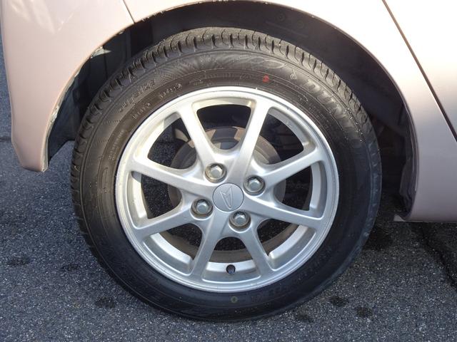 ミライース Ｘ　走行無制限１年保証　車検２年受渡　ナビ　ＵＳＢ接続　ＣＤ　ワンセグＴＶ　１４インチ純正アルミホイール　キーレスエントリー　アイドリングストップ　ヘッドライトレベライザー　ドアバイザー　スペアキー有り（56枚目）