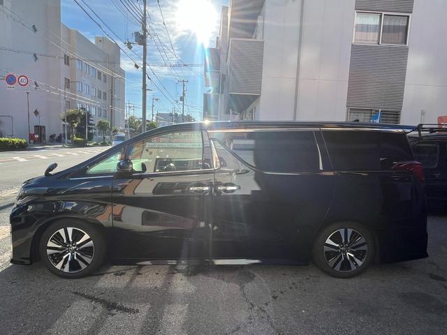 アルファード 2.5S Cパッケージ MC後 アルパインBIGX11型ナビ(純正DAトランク移設) アルパイン12.8型リアモニター 前後ドラレコ 3WAYスピーカー サンルーフ デジタルインナーミラー BSM 車高調(ノーマル有り)(4枚目)