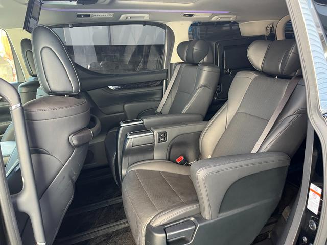 アルファード 2.5S Cパッケージ MC後 アルパインBIGX11型ナビ(純正DAトランク移設) アルパイン12.8型リアモニター 前後ドラレコ 3WAYスピーカー サンルーフ デジタルインナーミラー BSM 車高調(ノーマル有り)(27枚目)