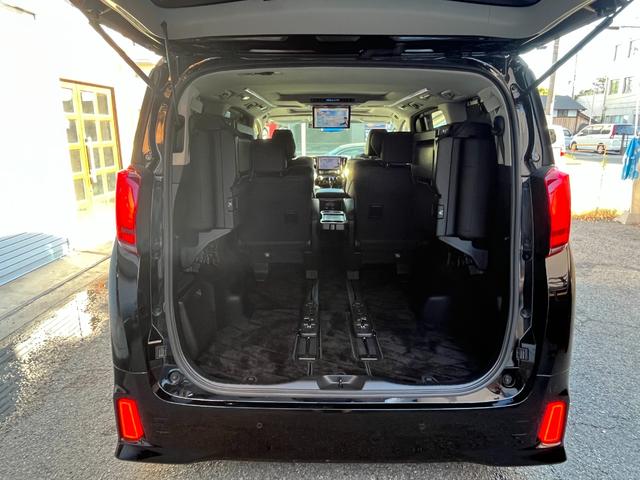 アルファード 2.5S Cパッケージ MC後 アルパインBIGX11型ナビ(純正DAトランク移設) アルパイン12.8型リアモニター 前後ドラレコ 3WAYスピーカー サンルーフ デジタルインナーミラー BSM 車高調(ノーマル有り)(30枚目)