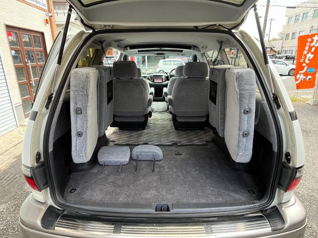 エスティマ Ｇ　７人乗り　ツインムーンルーフ　社外ナビ　フルセグ　バックカメラ　ＵＳＢ接続音楽再生　ＥＴＣ　純正キーレス　社外エアロ（Ｆ　Ｓ　Ｒ）　社外フジツボマフラー　社外１７インチＡＷ　社外ローダウン足回り（42枚目）