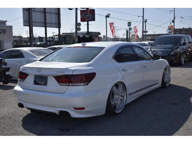 ＬＳ ＬＳ４６０　バージョンＬ　茶革　ＳＲ　マルチ　マークレビンソン　パワートランク　前後Ｆスポーツ仕様　ＴＲＤエアロ　ＴＲＤマフラー　ロリンザー２２インチアルミ　データシステムサスキット（15枚目）