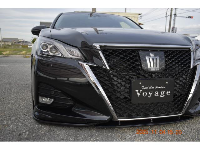 クラウン アスリートＧ－Ｔ　革　ＳＲ　マルチ　走行４９０００キロ　車検受け渡し　イデアルエアサス＆ブレーキシステムＦ８ポットＲ６ポット　レオンハルト２０インチアルミ　Ｆリップ社外　サイドモデリスタ　Ｒモデリスタ　ヘッドライト加工（7枚目）