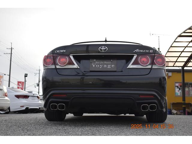 クラウン アスリートＧ－Ｔ　革　ＳＲ　マルチ　走行４９０００キロ　車検受け渡し　イデアルエアサス＆ブレーキシステムＦ８ポットＲ６ポット　レオンハルト２０インチアルミ　Ｆリップ社外　サイドモデリスタ　Ｒモデリスタ　ヘッドライト加工（53枚目）