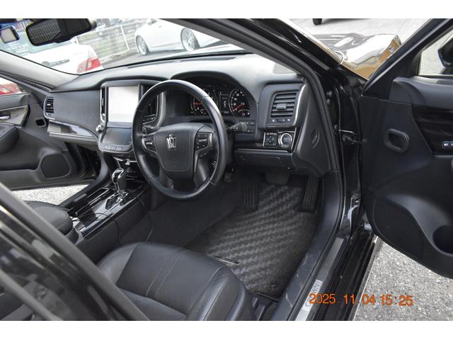 クラウン アスリートＧ－Ｔ　革　ＳＲ　マルチ　走行４９０００キロ　車検受け渡し　イデアルエアサス＆ブレーキシステムＦ８ポットＲ６ポット　レオンハルト２０インチアルミ　Ｆリップ社外　サイドモデリスタ　Ｒモデリスタ　ヘッドライト加工（65枚目）