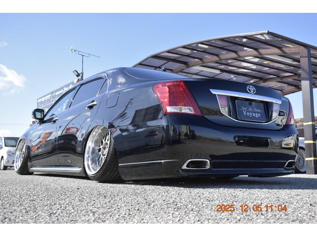 クラウンマジェスタ Gタイプ 革 マルチ プレミアムサンド モデリスタエアロ WORKジスタンス19AW 社外アーム ROAMAIRエアサス(7枚目)