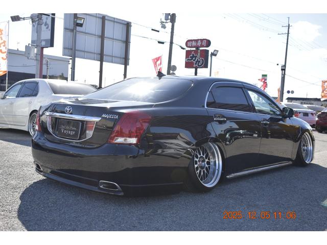 クラウンマジェスタ Gタイプ 革 マルチ プレミアムサンド モデリスタエアロ WORKジスタンス19AW 社外アーム ROAMAIRエアサス(29枚目)