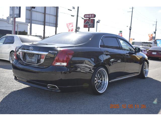 クラウンマジェスタ Gタイプ 革 マルチ プレミアムサンド モデリスタエアロ WORKジスタンス19AW 社外アーム ROAMAIRエアサス(55枚目)