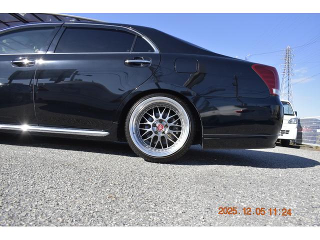 クラウンマジェスタ Gタイプ 革 マルチ プレミアムサンド モデリスタエアロ WORKジスタンス19AW 社外アーム ROAMAIRエアサス(71枚目)