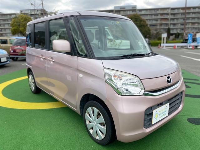 フレアワゴン ＸＳ　禁煙車／地デジナビ／フルセグＴＶ／Ｂｌｕｅｔｏｏｔｈ／Ｂカメラ／レーダブレーキサポート／左パワースライドドア／シートヒーター／プッシュスタート／スマートキー／ＤＶＤ再生（5枚目）