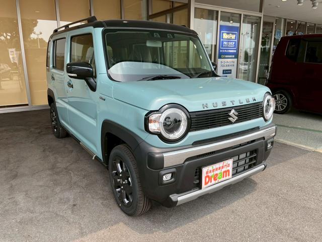 ハスラー タフワイルド　ソナー　ＬＤＷ　横滑り防止システム　フルフラット　セキュリティー　シートヒーター搭載　サイドエアバッグ　ＬＥＤライト　キーフリー　パワーウインドウ　クルコン　インテリキー　パワーステアリング　ＡＢＳ（7枚目）