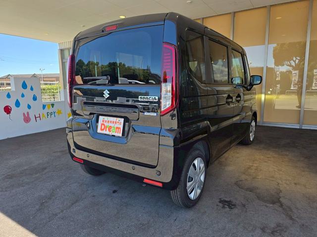 スペーシア ハイブリッドG 届出済未使用車 禁煙車 衝突被害軽減ブレーキ 両側スライドドア オートライト 電動格納式ミラー オートエアコン アイドリングストップ 横滑り防止機能 アクセサリーソケット マニュアルレベリング機能(10枚目)