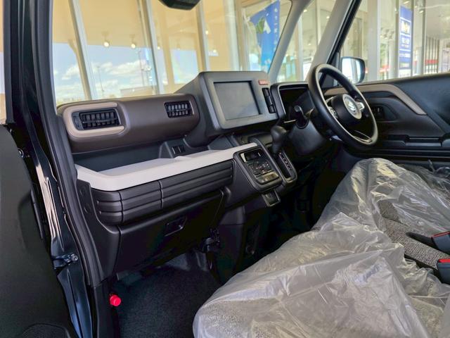 スペーシア ハイブリッドG 届出済未使用車 禁煙車 衝突被害軽減ブレーキ 両側スライドドア オートライト 電動格納式ミラー オートエアコン アイドリングストップ 横滑り防止機能 アクセサリーソケット マニュアルレベリング機能(22枚目)