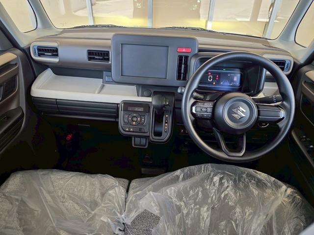 スペーシア ハイブリッドG 届出済未使用車 禁煙車 衝突被害軽減ブレーキ 両側スライドドア オートライト 電動格納式ミラー オートエアコン アイドリングストップ 横滑り防止機能 アクセサリーソケット マニュアルレベリング機能(28枚目)