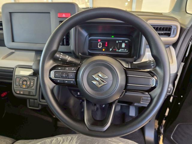 スペーシア ハイブリッドG 届出済未使用車 禁煙車 衝突被害軽減ブレーキ 両側スライドドア オートライト 電動格納式ミラー オートエアコン アイドリングストップ 横滑り防止機能 アクセサリーソケット マニュアルレベリング機能(29枚目)