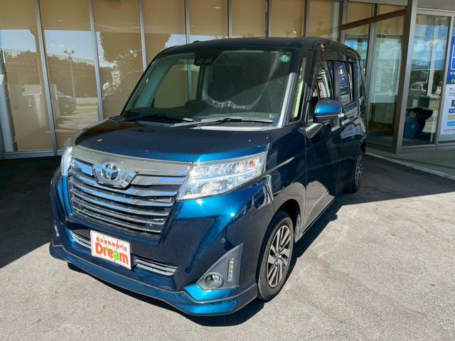 ルーミー カスタムＧ　ナビ　バックカメラ　ＥＴＣ　両側電動スライドドア　衝突被害軽減ブレーキ　パーキングセンサー　純正アルミホイール　フォグライト　電動格納式ミラー　オートライト　フルフラットシート　スマートキー（8枚目）