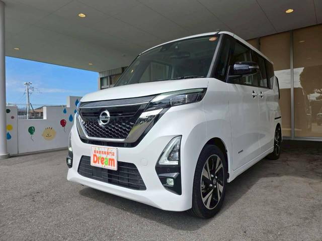 ルークス ハイウェイスターＧタボアバンクロムプロパイロットＥＤ　オートマチックハイビーム　レーダークルーズ　バックカメラ　衝突被害軽減システム　ＬＥＤヘッドライト　アイドリングストップ　全周囲カメラ　盗難防止　スマートキー　キーレス　ベンチシート（5枚目）