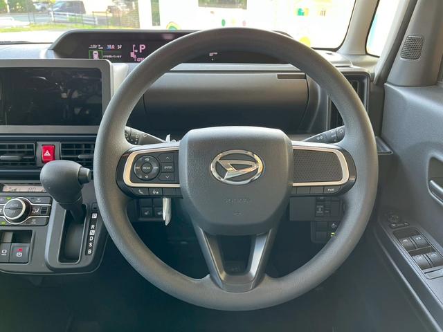 タント Ｘ　片側電動スライドドア　衝突被害軽減ブレーキ　電子パーキング　オートブレーキホールド　パーキングセンサー　前席シートヒーター　電動格納式ミラー　ＵＳＢ充電　アイドリングストップ　横滑り防止機能（30枚目）